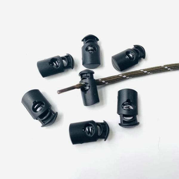 High quality Nylon Cord ender spring Rope toggle plastic stopper in colors for garment