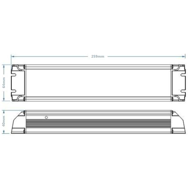 LED Lights DALI Dimmable Driver , DC24V 4.2A*1CH DALI LED Driver 350ma