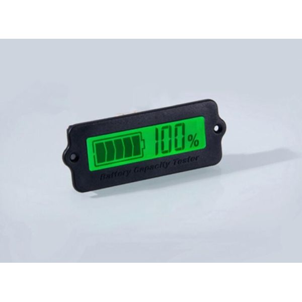 LCD Display 12V Digital Battery Capacity Tester side view