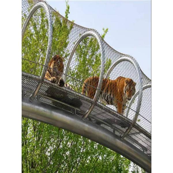Smooth Bright Zoo Animal Enclosure Wire Mesh Stainless Steel