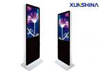 Portable Advertising Floor Stand Digital Signage Totem 55" With Flexible