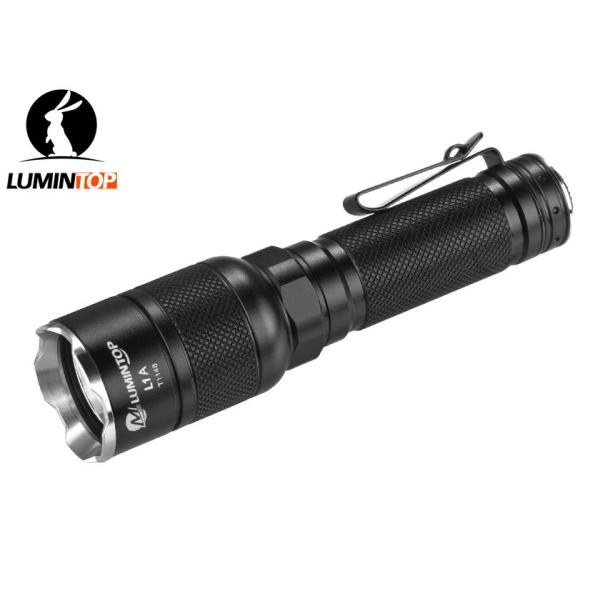 Buy cheap Attacking Head Cree LED Tactical Flashlight , LED Lumintop L1a Flashlight product