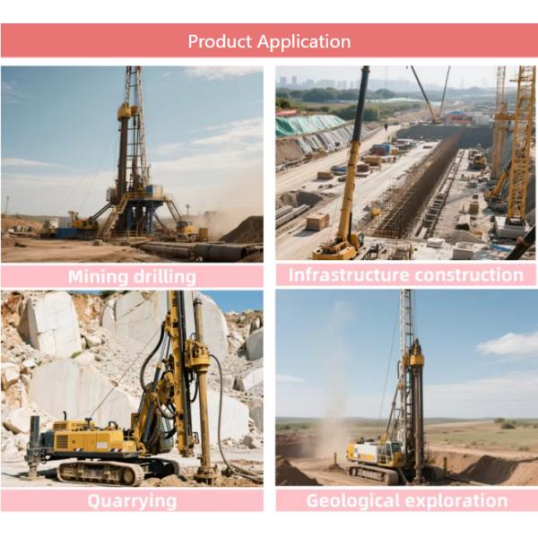 Pneumatic Impact Drill Bit for Rock and Concrete Drilling