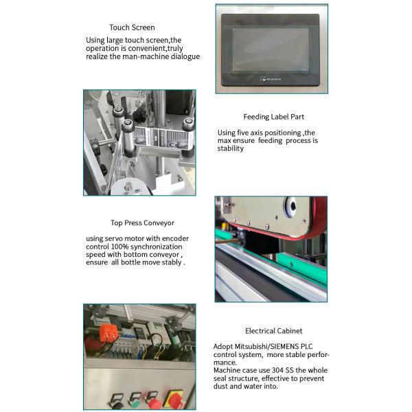 YM400 Benchtop Automatic Round Bottle Labeling Machine For Jam