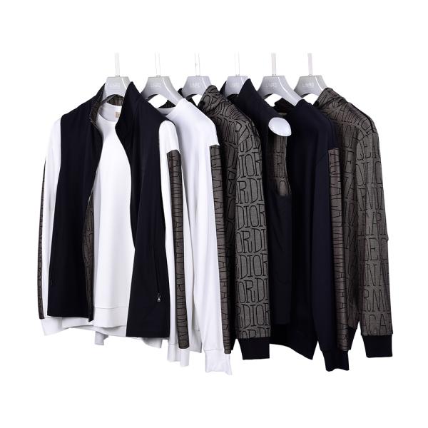 High Quality Woven Man Boys Sweatshirts Sustainable Embroidered Sweatshirt Black Hoodie Sweater Sport Shirt Sets Custom Cotton