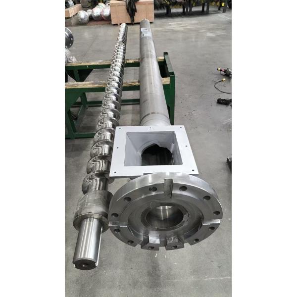 Nitriding Single Screw Barrel For Extrusion Machine / Squeezer Machine Barrel