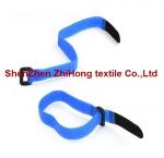 Nylon Adjustable Hook And Loop Cable Ties With Buckle Customized Color