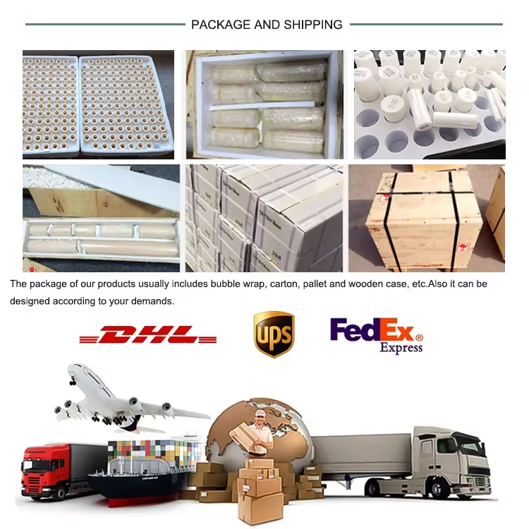 Aluminium Nitride Ceramic AIN Substrate Pad Insulator For Electronic Component