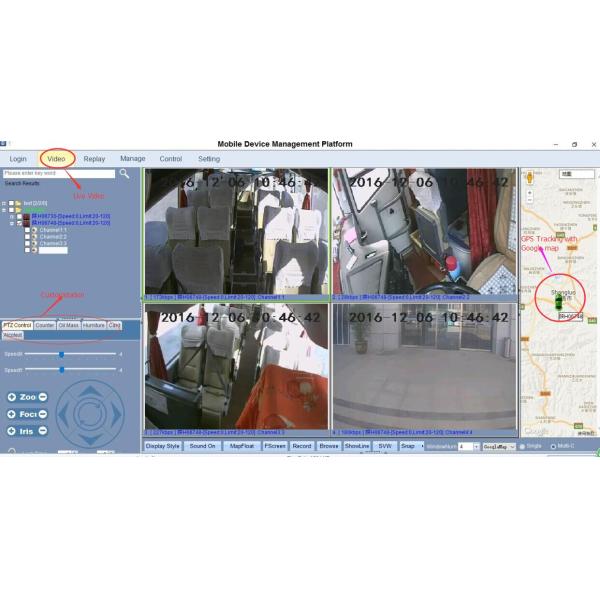 Portable SD Card Mobile Dvr With Linux System , Operate Safer Fleets 3G Mobile DVR