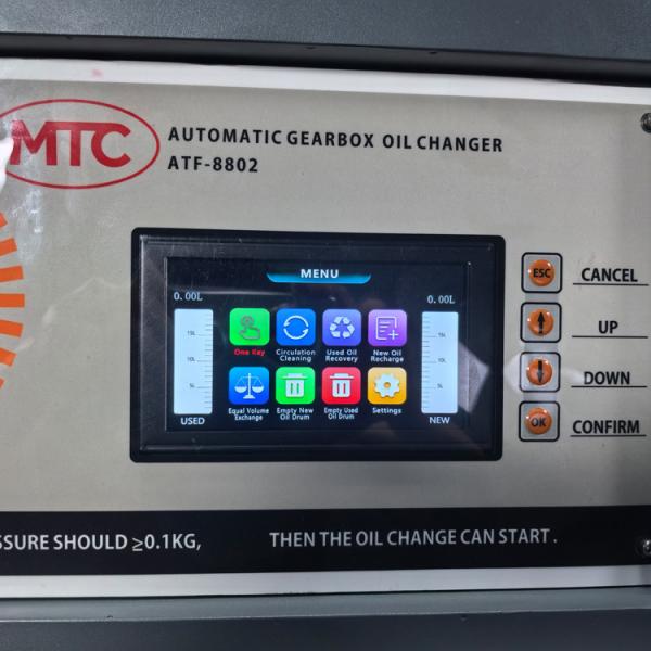 Fully Automatic Transmission Oil Changing Machine - Front View
