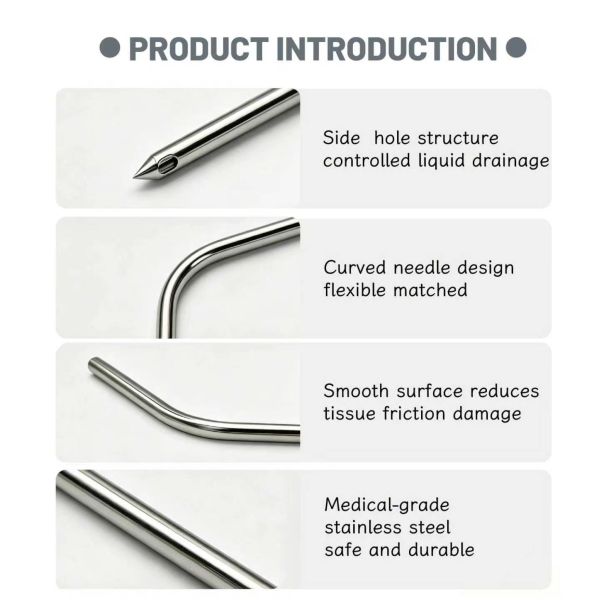 SHOMEA Bent Dispensing Needle with Side-Hole