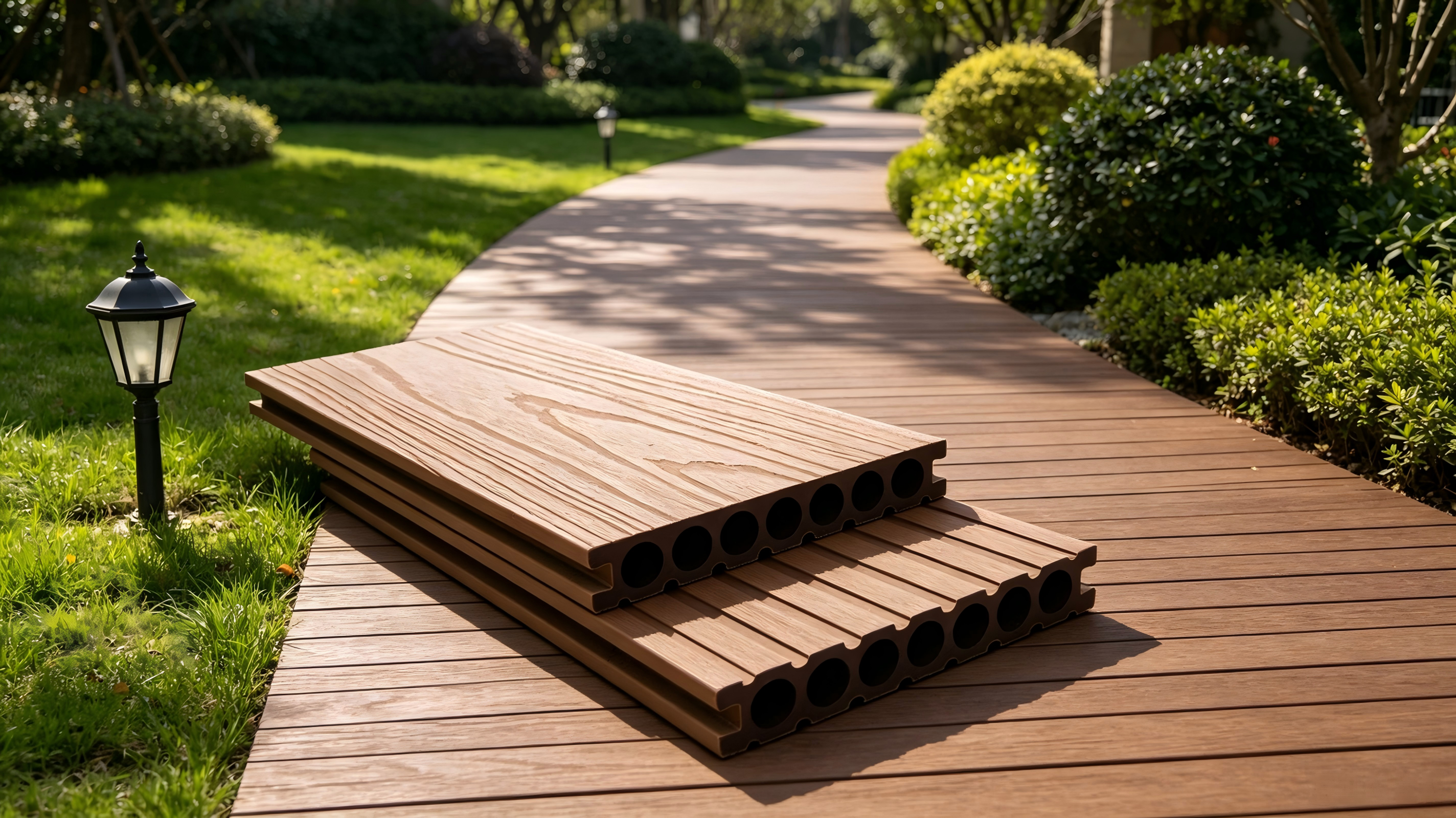 Waterproof UV Resistant Outdoor WPC Decking