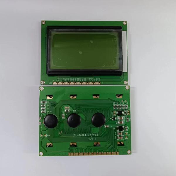 COB STN Monochrome LED Backlight Yellow-green 128*64 Dot Matrix LCD Display Module