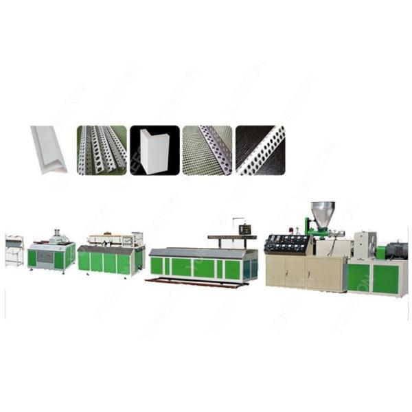 Plastic Profile Extruder U PVC PE Shutter Windows Frame Louver Rain Gutter Corner Edge Band Strip Guards Turn L Angle Making Machine/ Extrusion