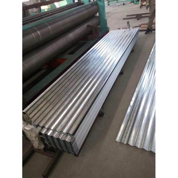 Light Weight Corrugated Galvanized Roofing , Galvanized Sheet Metal Roofing
