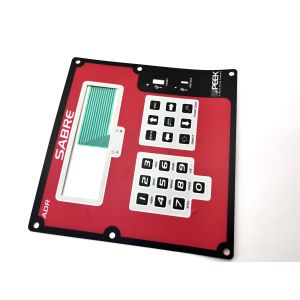 Buy cheap Grossly Transparent LCD Screen Keyboard Membrane Cover With Metal Dome product