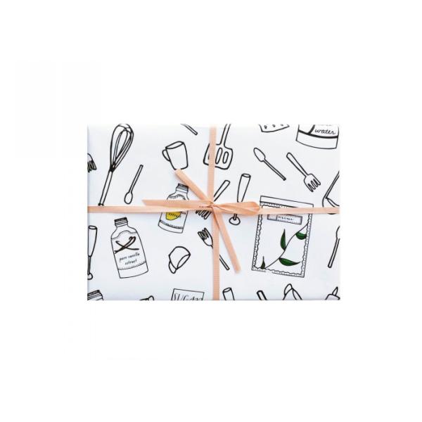 Bleached White MG Wrapping Tissue Paper one side glossy back side rough