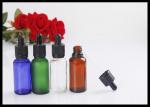 Liquid Medicine Essential Oil Glass Bottles 30ml Non - Toxic Material Long