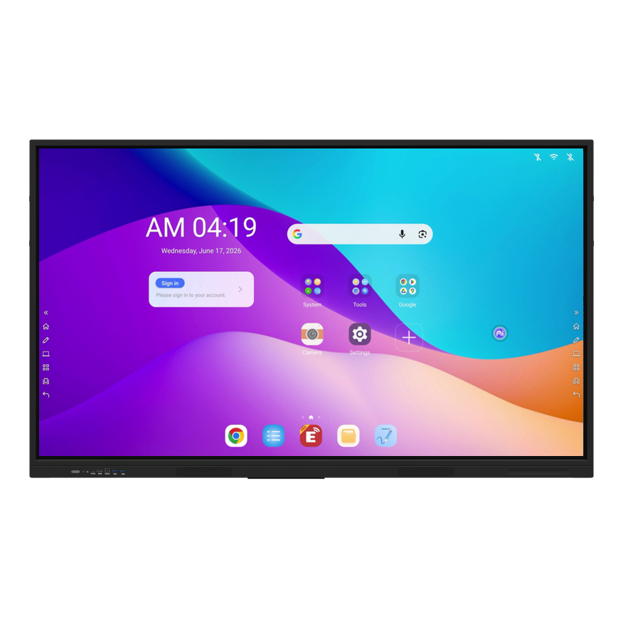 Android 16 EDLA Interactive Whiteboard Supporting Cloud Based Collaboration Tools