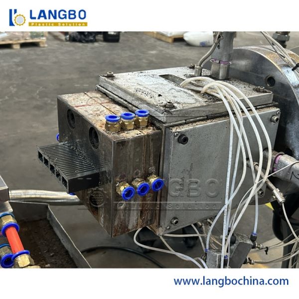 WPC Decking Production Line With Embossing Texture Unit For Building Decoration Material Production