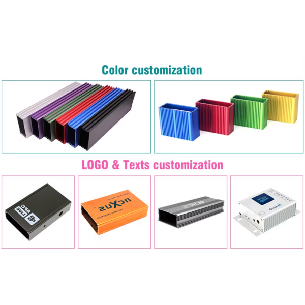 OEM Customized Aluminum Extruded Enclosure Junction Box for Electronic Device