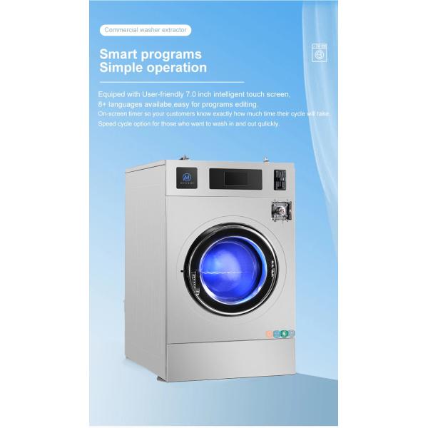 Fully Automatic Commercial Laundry 22kg*2 Stack Tumble Dryer Machines for Home University Hotel