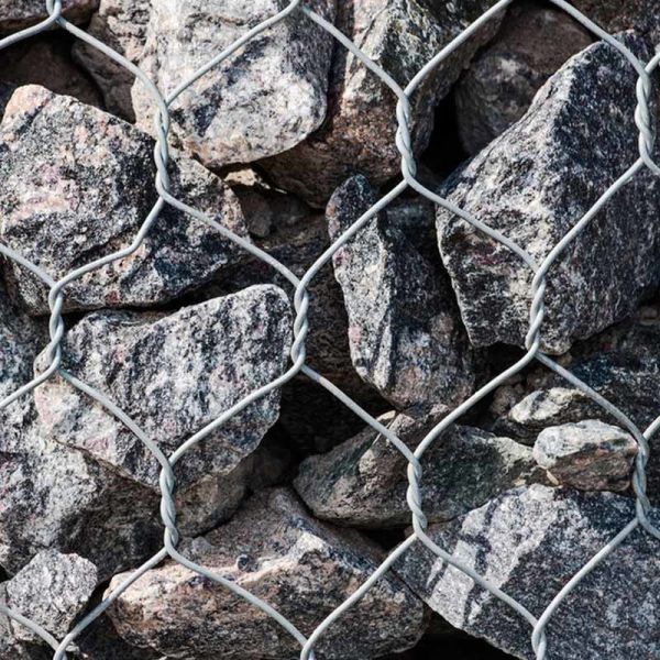 Hot Dipped Galvanized Hexagonal 2x1x1m 80x100mm Woven Gabion Basket Wire Mesh