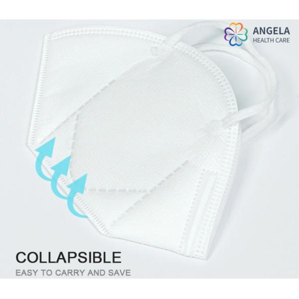 In Stock Fast Delivery FFP2 KN95 N95 Protective Mask Face Mask Best Quality White EN149:2001+A1:2009