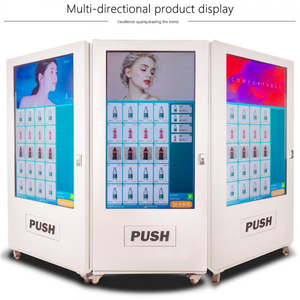 55 Inch LCD Touch Screen Self Service Vending Machine Coin Operated For Drinks
