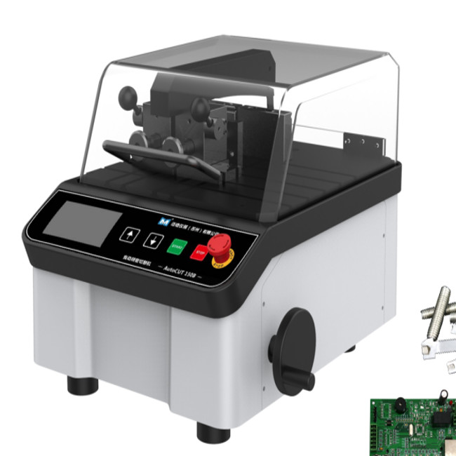 Lab Small Manual Automatic Integrated Precision Metallographic Cutting Machine