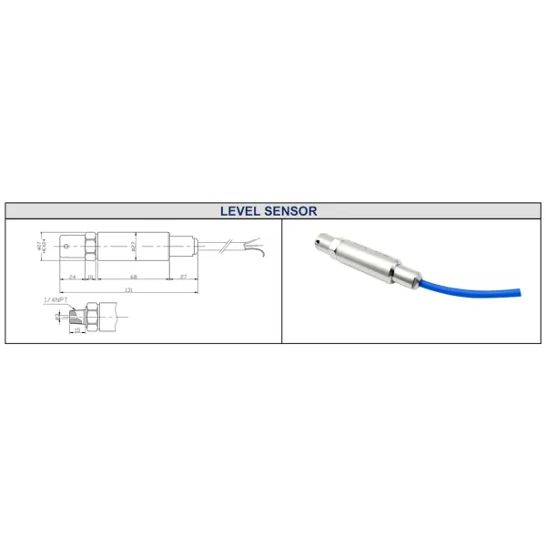 BH93420-I High-accuracy and long-lasting hydrostatic level sensors for industries