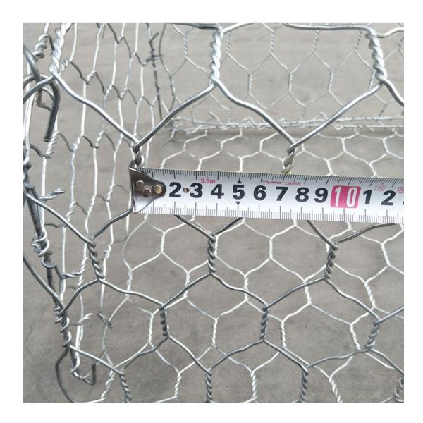 2mx1mx1m Hexagonal Gabion Basket Retaining Wall Stone Cage