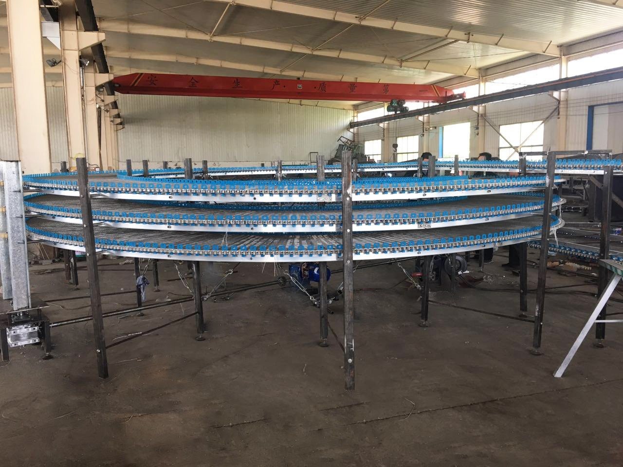 Flexible Cooling Tower Conveyor Spiral Conveyor Lifting Tower