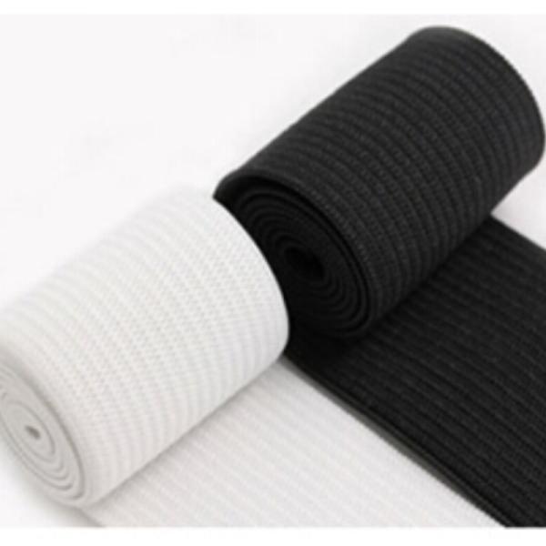 Knitted Crochet Elastic Band Custom Colored Polyester Waistband For Garment Accessories