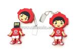 Custom and wholesale cartoon animation figures doll shape USB flash driver for
