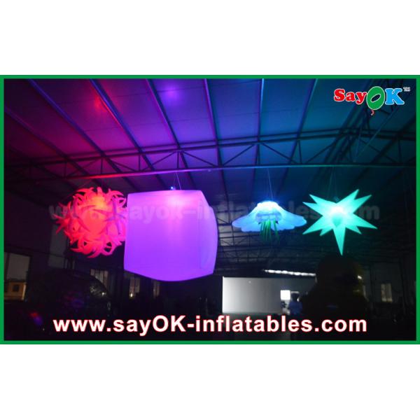 Flower Ball Light Inflatable Lighting Decoration For Stage Background