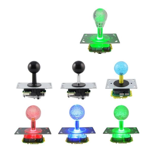 Micro Switch Way Arcade Game Machine Joystick Red / Yellow / Green Color
