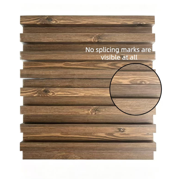 Deep Fluted 160x24mm Interior WPC Wall Panel Eco Friendly Seamless Cladding