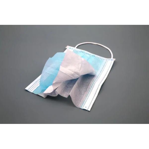 Self Protective Disposable Earloop Face Mask , Breathing Protection Mask
