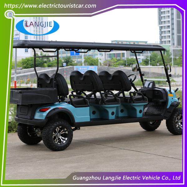 6 Person Electric Golf Carts Mini Battery Operated Golf Buggy Safety For Children