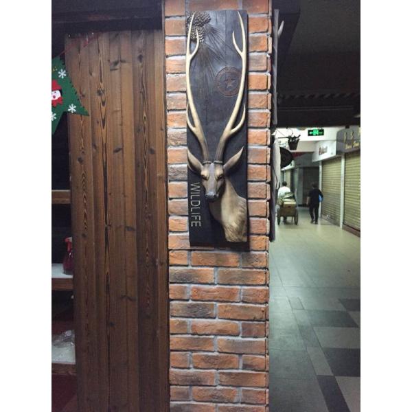 Lightweight PVC Artificial Cultured Stone Panel 3D PU Polyurethane Faux Wall Veneer