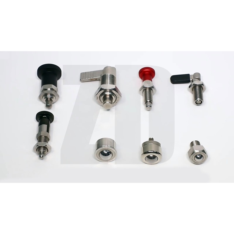 CNC Machining Ball Plunger Self-locking L-handle Release Pin Quick Release Lock Pin Stainless Steel Ball Head Plunger