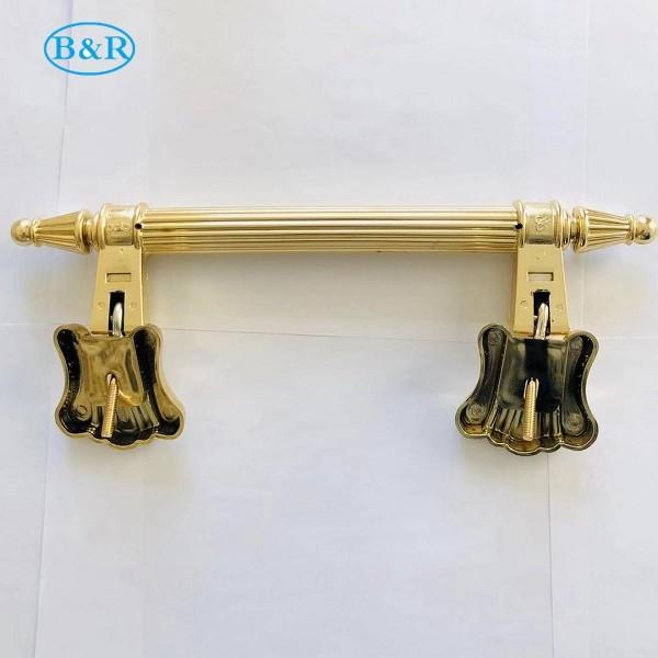 Gold Color Herrajes Para Ataudes 150kg Casket Handles Adornos Ataudes HP025