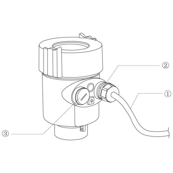 Non Contact Radar Fluid Level Meter For Measuring Solid And Low Dielectric Constant