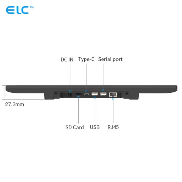 Elevator Advertising Player Dual Screen Digital Signage Wall Mount RJ45 Tablet PC