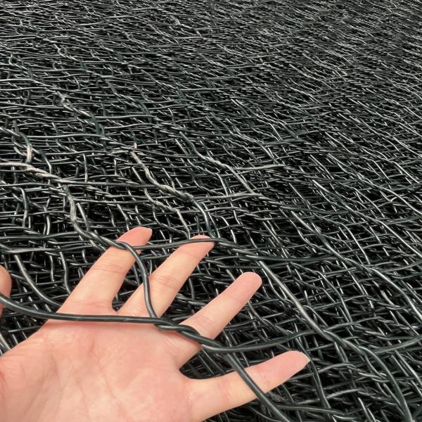 Galfan Coated Gabion Box / Double-Twisted Hexagonal Wire Mesh Basket for Retaining Wall & Coastal Protection