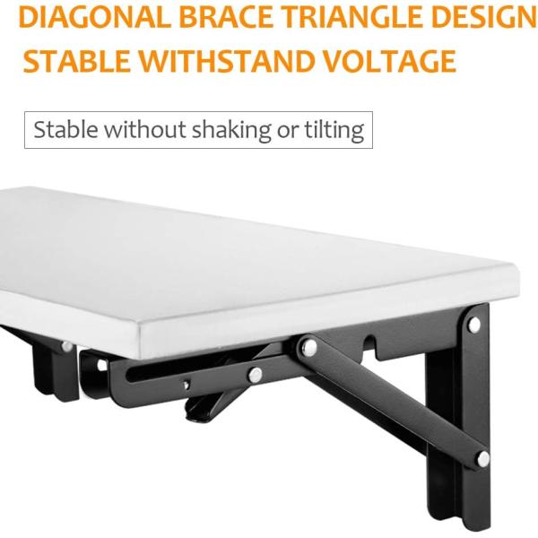 Collapsible Shelf Hinge Wall Mounted for Customer's Request Bench Table Space Saving