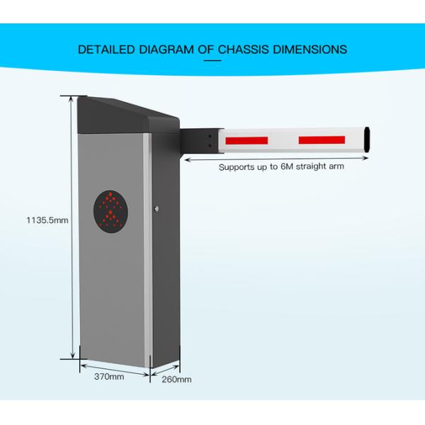 CW250 barrier machine installation example
