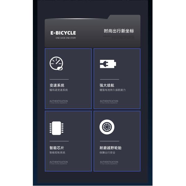 ELECTRIC NEW ELECTRIC BIKE MOUNTAIN BIKE ADULT RETRO OFF-ROAD VARIABLE SPEED BOOSTER ELECTRIC BIKE