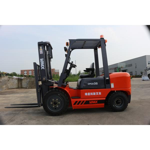 1070mm Fork Length Counterbalanced Forklift Truck CPCD35 Capacity 3.5t With Diesel Engine